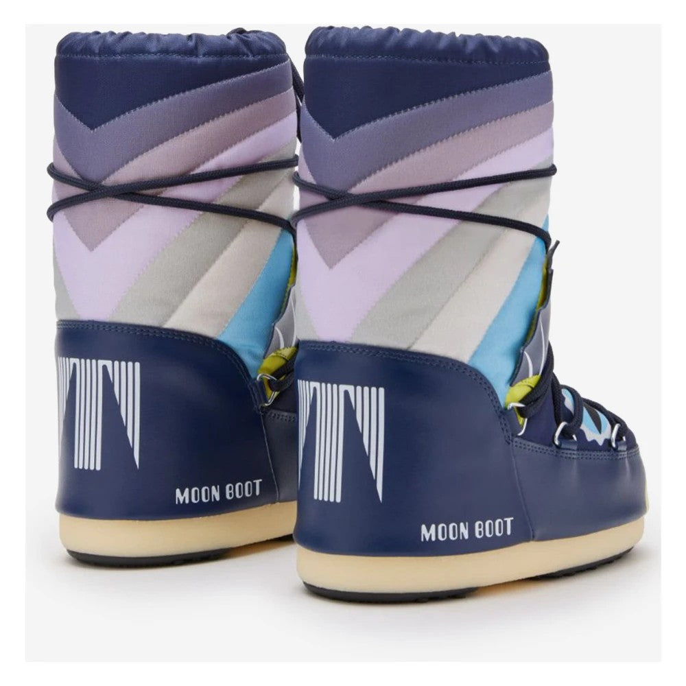 Moon Boot Dragon Icon Blue Winter Boots